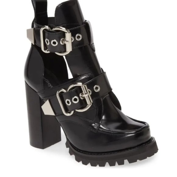Jeffrey Campbell Shoes - JEFFREY CAMPBELL Craven Buckle Strap Booti…